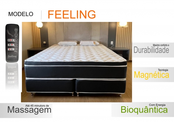 LINHA FEELING - COLCHÃO QUEEN COM MASSAGEM